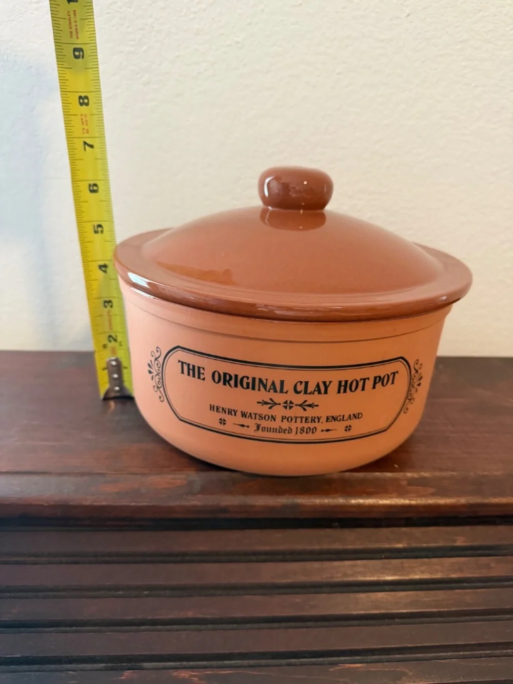 Henry Watson Pottery Hot Pot